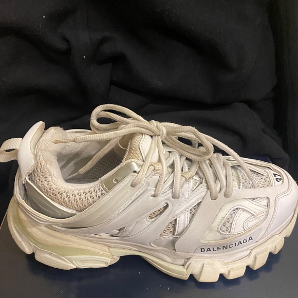 White Balenciaga Track Runners - Picture 6 of 7